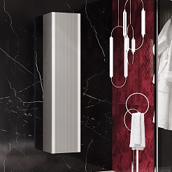 Opadiris Шкаф пенал Рубинно 40 подвесной серый – фотография-2